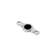Conector de Metal Zamak Redondo con Esmalte 13x7mm