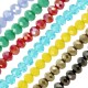 Entrepieza de Cristal Facetada Rondel 6x4mm (100uds/tira)
