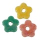 Colgante de Cerámica Flor con Esmalte 16mm/4mm (Ø5mm)