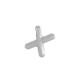 Colgante de Acero Inoxidable 304 Letra ´´X´´ 22mm (Ø2mm)