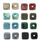 Cubo de Cerámica Esmaltada (~12mm) (Ø3mm)