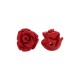 Entrepieza de Pasta de Coral Rosa 8mm (Ø~0.7mm)