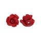 Entrepieza de Pasta de Coral Rosa 10mm (Ø~0.9mm)