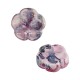 Pasador de Cerámica Flor con Esmalte 18mm/7mm (Ø2mm)