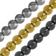 Bola de Hematita Redonda 8mm (Ø2mm) (50pcs)