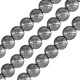 Bola de Hematita Redonda 8mm (Ø2mm) (50pcs)