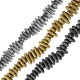 Entrepieza de Hematita Irregular 8,5x3/2,4mm(Ø1,4mm)(~40pcs/str)