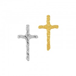 Colgante de Metal Zamak Cruz 26x45mm (Ø2,8mm)