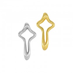 Colgante de Metal Zamak Cruz 19x39mm (Ø2,5mm)