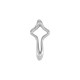 Colgante de Metal Zamak Cruz 19x39mm (Ø2,5mm)