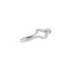 Colgante de Metal Zamak Cruz 19x39mm (Ø2,5mm)