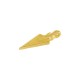 Colgante de Metal Zamak Lanza 15x35mm (Ø3mm)