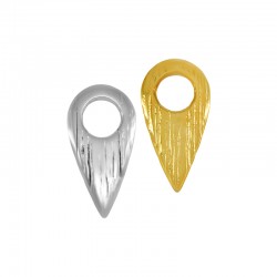 Colgante de Metal Zamak Gota  (~18x35mm)
