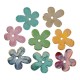 Colgante de Cerámica Flor con Esmalte 50mm (Ø4.5mm)