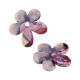 Colgante de Cerámica Flor con Esmalte 50mm (Ø4.5mm)
