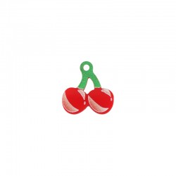 Colgante de Metacrilato Cerezas 17mm