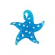 Colgante de Vidrio Murano Estrella de Mar (~25x30mm)