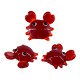 Colgante de Vidrio Murano Cangrejo (~15x20mm)