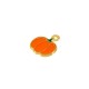 Colgante de Metal Esmaltado Calabaza 18x15mm