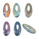 Colgante de Cerámica Esmaltada Ovalado 35x65mm