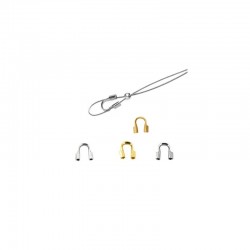 Terminal de Metal Laton en Forma de U para Hilos 0,56mm