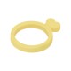 Anillo de Metacrilato con Corazon 22x30mm