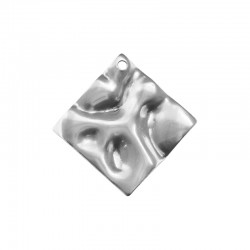 Colgante de Metal Latón Rombo 25mm
