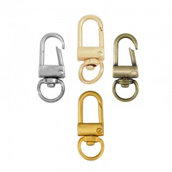 Mosquetón de Metal Zamak 12x33mm