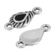Conector de Metal Zamak Gota con Esmalte 9x14mm