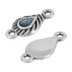 Conector de Metal Zamak Gota con Esmalte 9x14mm