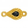 Oro 24K/Glitter Negro