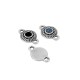 Conector de Metal Zamak Redondo con Esmalte 10mm