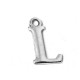 Colgante de Metal Zamak Letra "L" 12mm
