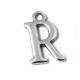 Colgante de Metal Zamak Letra "R" 12mm