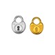 Colgante de Metal Zamak Candado 15x20mm