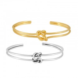Pulsera de Metal Latón con Nudo 67x5mm