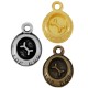 Colgante de Metal Zamak Bol de Perro con Hueso 12mm