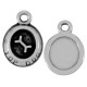 Colgante de Metal Zamak Bol de Perro con Hueso 12mm