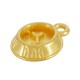 Colgante de Metal Zamak Bol de Perro con Hueso 12mm