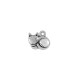 Colgante de Metal Zamak Gato 14x10mm