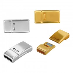 Cierre Magnetico de Metal Zamak Rectangular 27x13mm (Ø10,5x2,5mm)