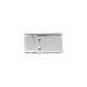 Cierre Magnetico de Metal Zamak Rectangular 27x13mm (Ø10,5x2,5mm)