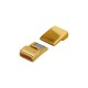 Cierre Magnetico de Metal Zamak Rectangular 27x13mm (Ø10,5x2,5mm)