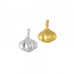 Colgante de metal zamak ajo 12x14mm