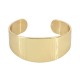 Pulsera de Metal Latón Ajustable 64mm
