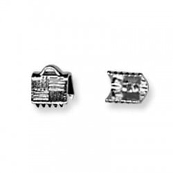 Terminal de Metal Latón Chafa Plano 6mm