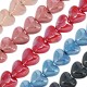 Colgante de Cerámica Esmaltada Corazón 35x29mm (Ø5.2mm)