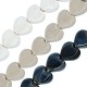 Entrepieza de Cerámica Esmaltada Corazón 13x9mm (Ø2.2mm)