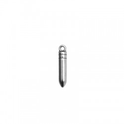 Colgante de Metal Zamak Bala 5x20mm