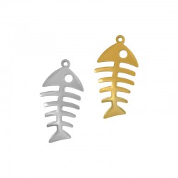 Colgante de Acero Inoxidable 304 Raspa 17x30/1,2mm (Ø1,3mm)